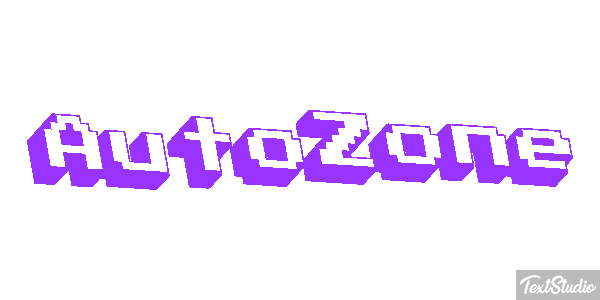 AutoZone Effet de texte