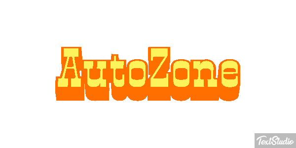 AutoZone Effet de texte