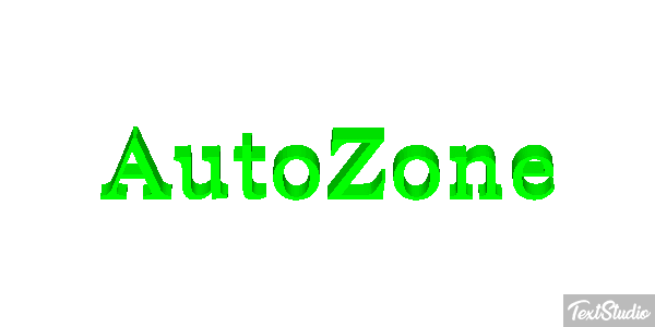 AutoZone Effet de texte