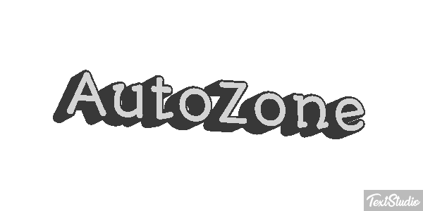 AutoZone Effet de texte