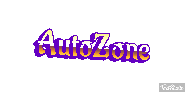 AutoZone Effet de texte