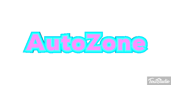 AutoZone Effet de texte