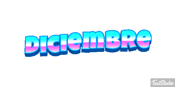 Diciembre Текстовый эффект