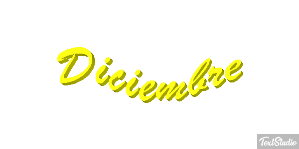 Diciembre Текстовый эффект