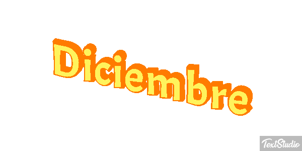 Diciembre Текстовый эффект