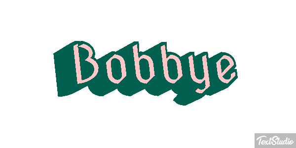 Bobbye Текстовый эффект