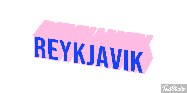 Reykjavik Effetto testo