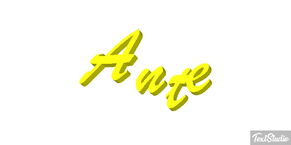 Ante Text effect