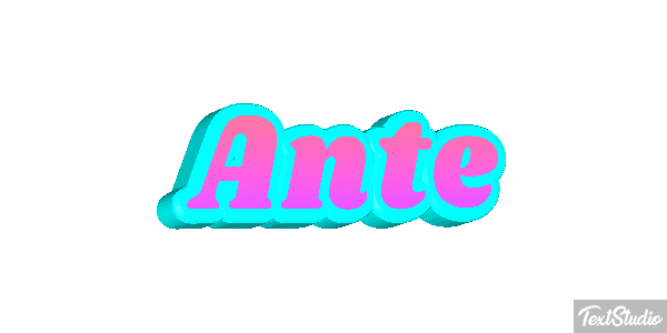 Ante Text effect