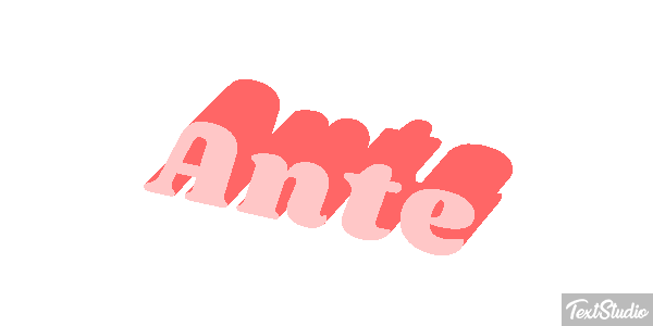 Ante Text effect