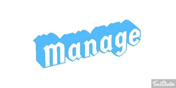 Manage Texteffekt