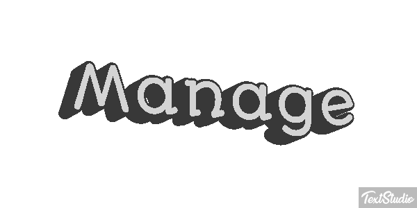 Manage Texteffekt