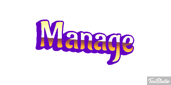 Manage Texteffekt