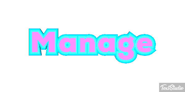 Manage Texteffekt
