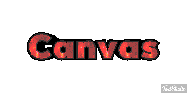 Canvas Effetto testo
