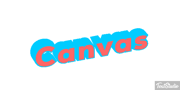 Canvas Effetto testo