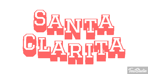 Santa Clarita Effetto testo