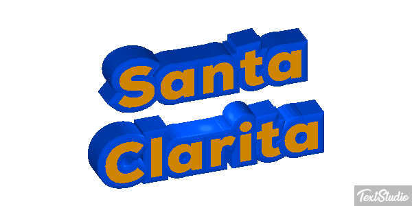 Santa Clarita Effetto testo