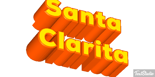 Santa Clarita Effetto testo