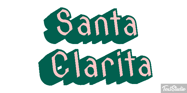 Santa Clarita Effetto testo