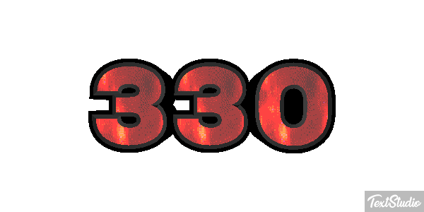 330 Tekst effect