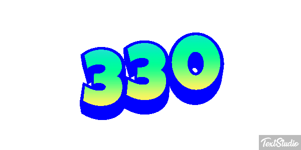 330 Tekst effect