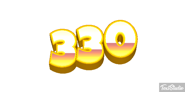 330 Tekst effect