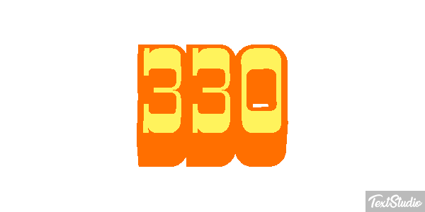 330 Tekst effect