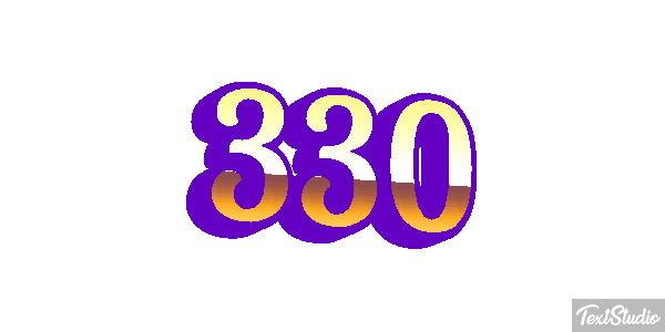 330 Tekst effect