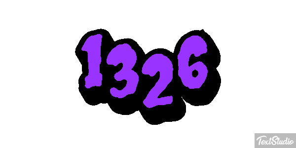 1326 Text effect