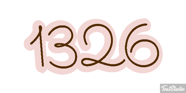 1326 Text effect