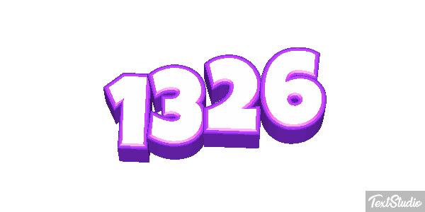 1326 Text effect