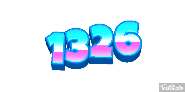1326 Text effect