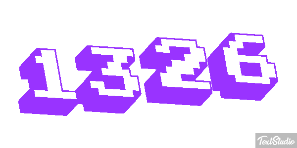 1326 Text effect