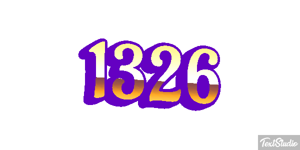 1326 Text effect
