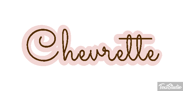 Chevrette Efecto de texto