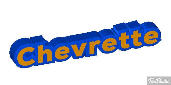 Chevrette Efecto de texto