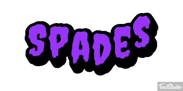 Spades Text effect