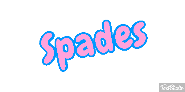 Spades Text effect