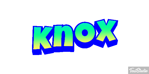 Knox Efecto de texto
