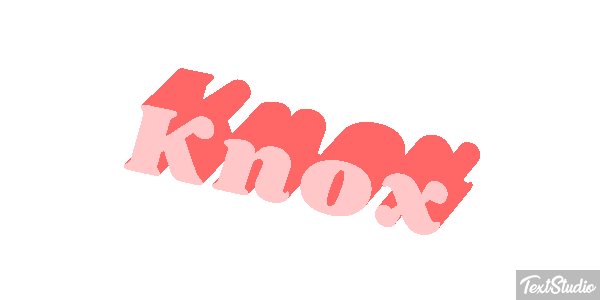 Knox Efecto de texto