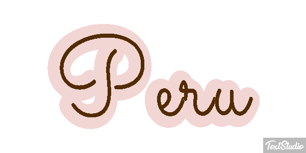 Peru Text effect