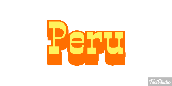 Peru Text effect