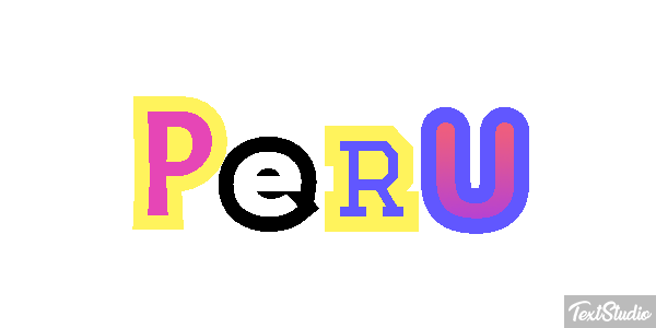 Peru Text effect