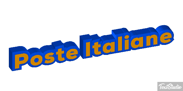 Poste Italiane Efeito do texto