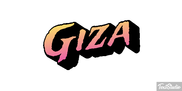 Giza Efekt tekstowy
