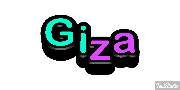 Giza Efekt tekstowy