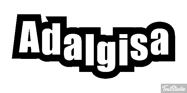Adalgisa Text effect
