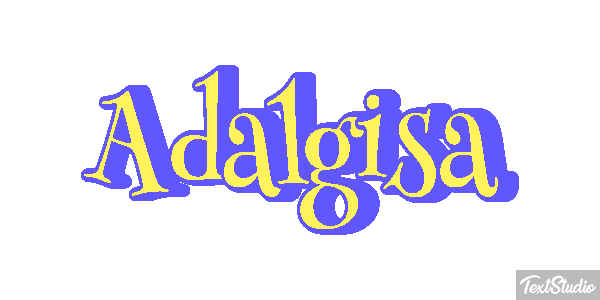 Adalgisa Text effect