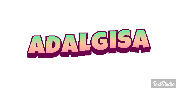 Adalgisa Text effect